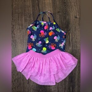 Toddler Octopus Swimsuit with Tutu
